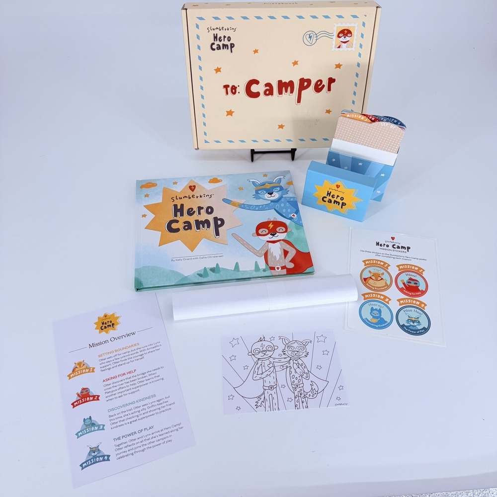 Slumberkins Hero Camp Complete Box Set New Open Box